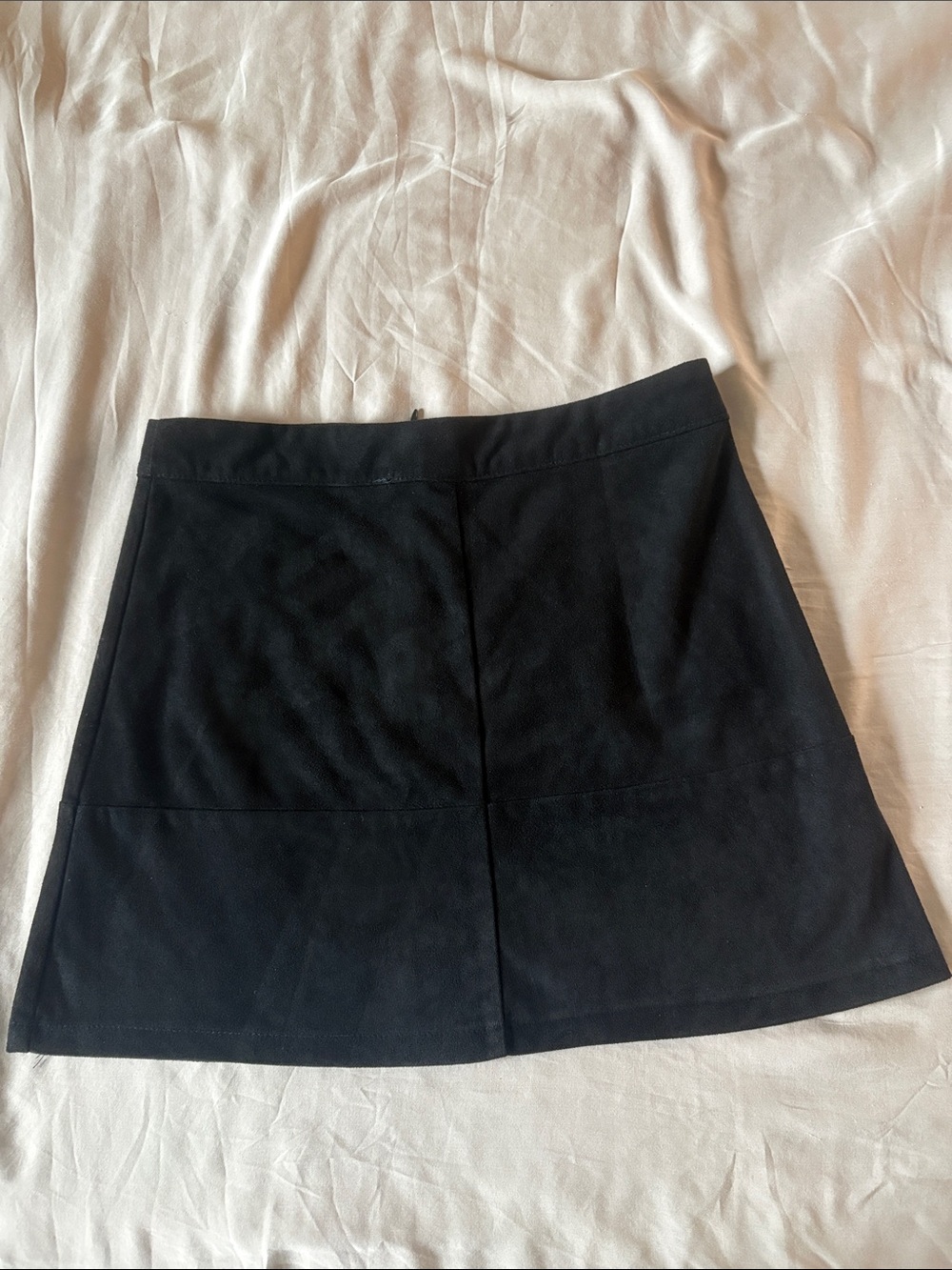 Lulu's Black A-Line Mini Skirt